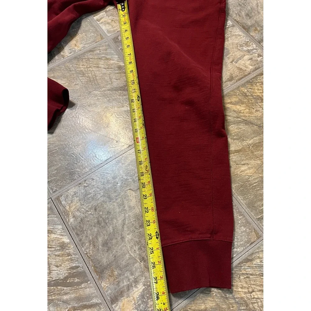 The North Face Joggers Mens Medium Red  Fleece Tapered Sweatpants